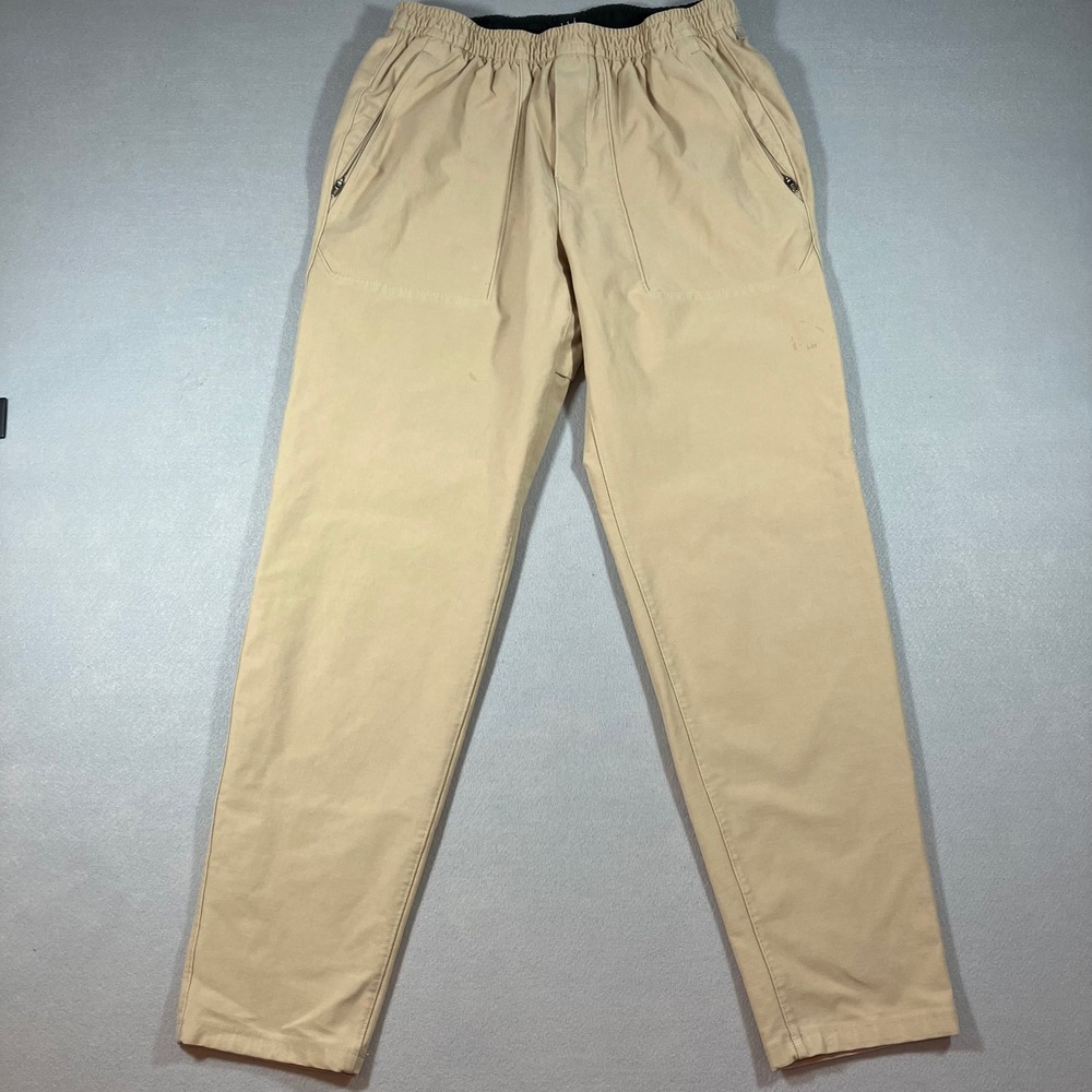 Lululemon Lab Utilitech Tapered Trouser Tan Khaki Mens Medium LM5AJGS FLAW
